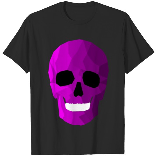 Discover skull diamond low poly T-shirt