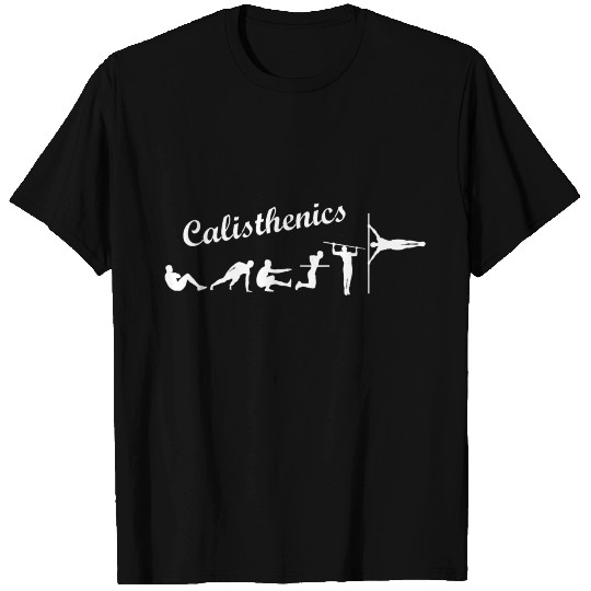 Calisthenics Lettering Evolution Street Workout T-shirt