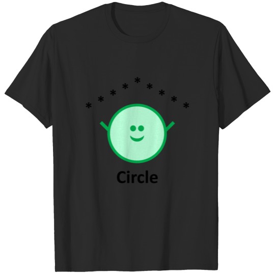 Shape - Cute Circle - green - 1 T-shirt