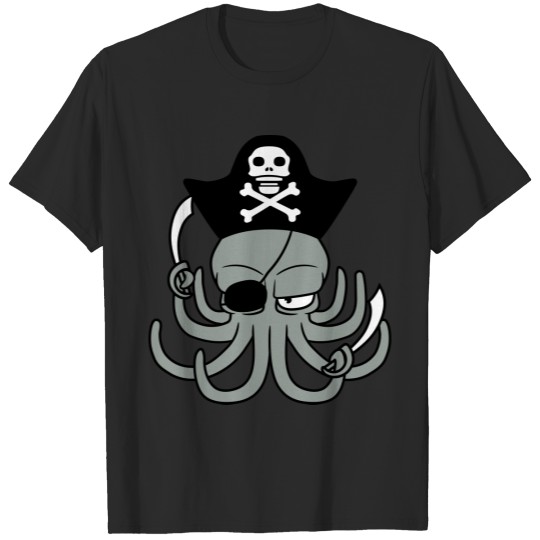 Discover pirat kapitaen matrose hut seeraeuber kaempfen T-shirt
