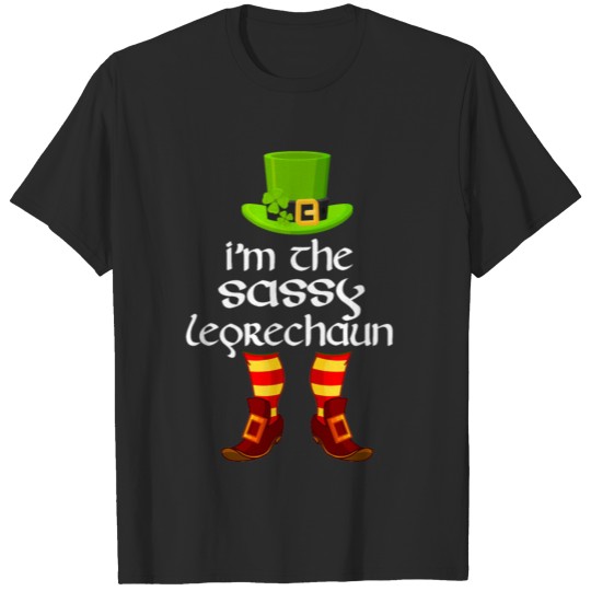 Discover Sassy Leprechaun St. Patricks Day Irish Costume T-shirt