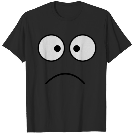 Discover crazy face eyes together frown T-shirt