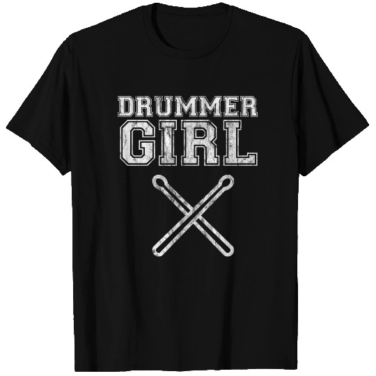 drummer girl used T-shirt