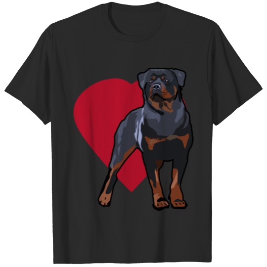 Discover Love A Rottweiler T-shirt