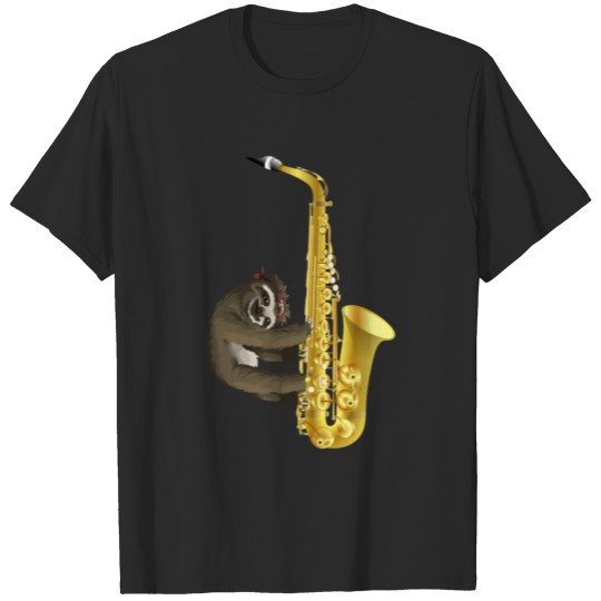 Discover Saxophone Sloth T-shirt