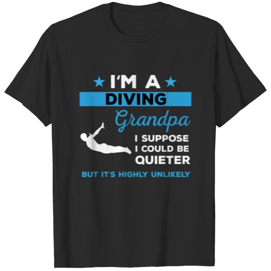Discover Diving Grandpa T-shirt