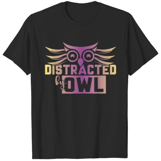 Discover Distracted owl T-shirt