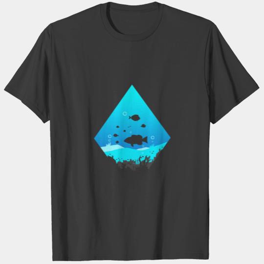 Reef gift coral surfing T-shirt