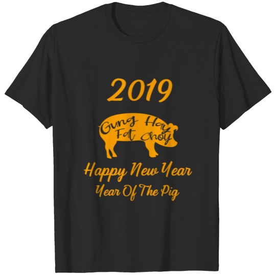 Discover Year Of The Pig Gold T-shirt