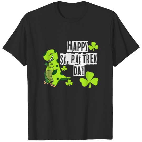 Discover Happy St. Pat Trex Day Kids T-shirt