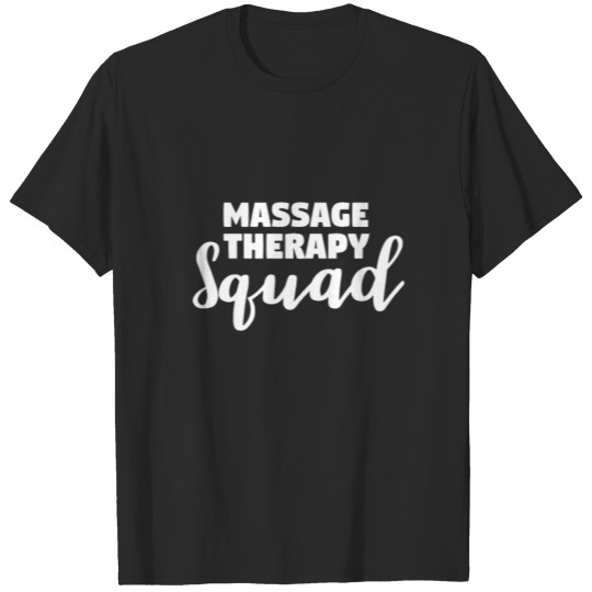 Discover Massage Squad Spa Wellness Hot Stone Shirt Gift T-shirt