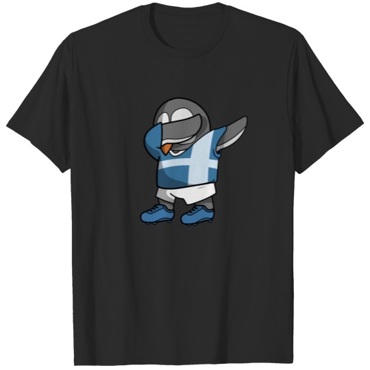 Discover Soccer Player Penguin T-shirt