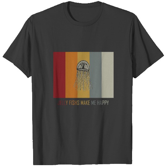 Jellyfish Jelly Fish Retro Vintage T-shirt
