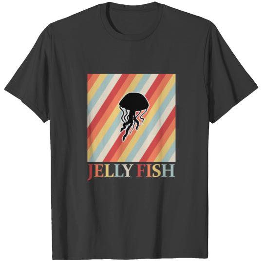 Jellyfish Jelly Fish Retro Vintage T-shirt