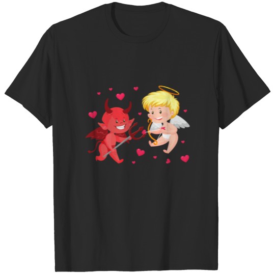 Chibi Cupid and Devil T-shirt