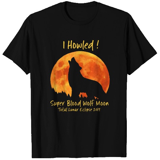 Super Blood Wolf Moon Lunar Eclipse 2019 T-shirt