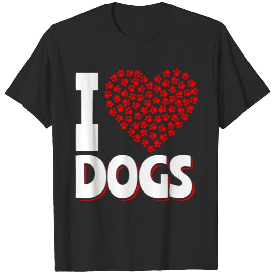 Discover I love Dogs T-shirt
