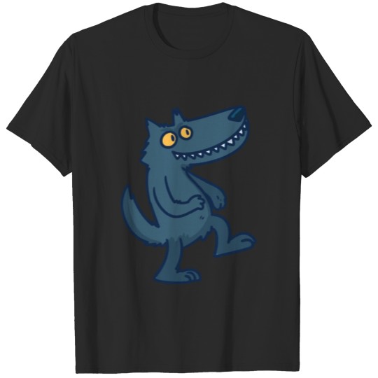 Discover Wolf Cartoon Comic Pack Prey Gift Idea Wild T-shirt