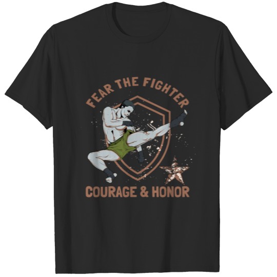 Discover fear the fighter T-shirt