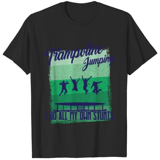 Discover cool trampoline kids children gift T-shirt