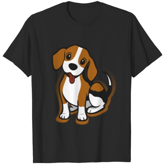 Discover Cute Beagle Dog Puppy Animal Lovers Pet Owners T-shirt