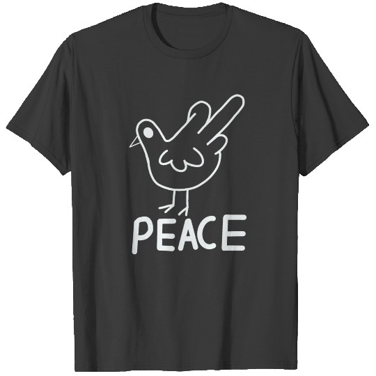 Middle finger chicken T-shirt