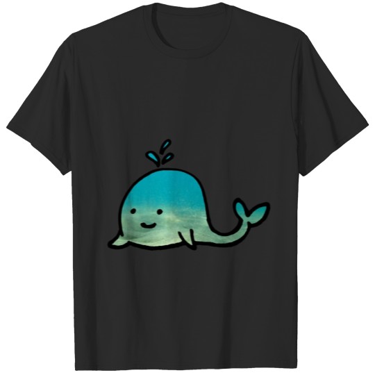 Discover little whale cute animal sweet T-shirt