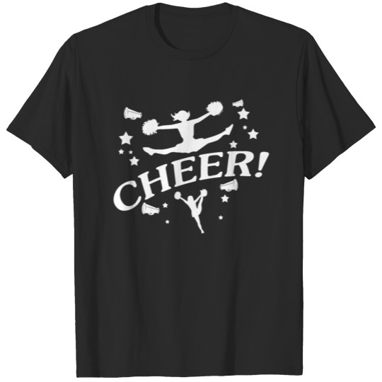 Discover Cheerleader Dance Gift Cheerleading Football T-shirt