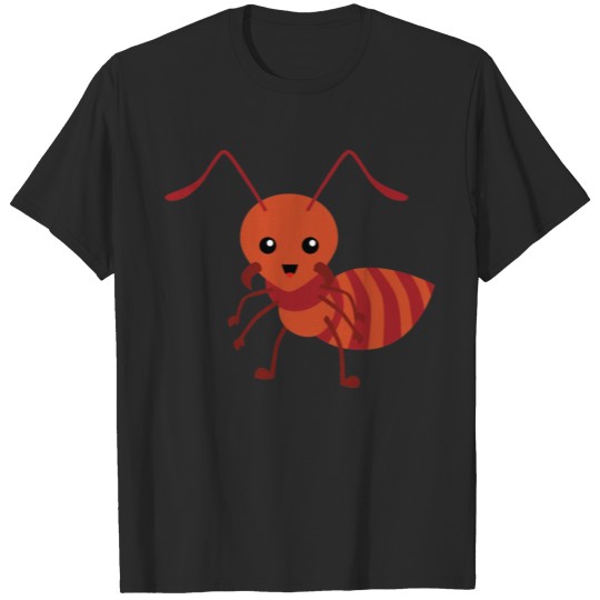 Discover Red Ant Cartoon T-shirt