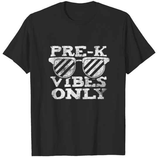 Discover Pre-K Vibes Only Preschool School Student T-shirt