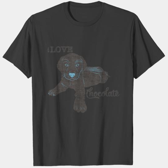 I Love Chocolate Labrador Puppy T-shirt