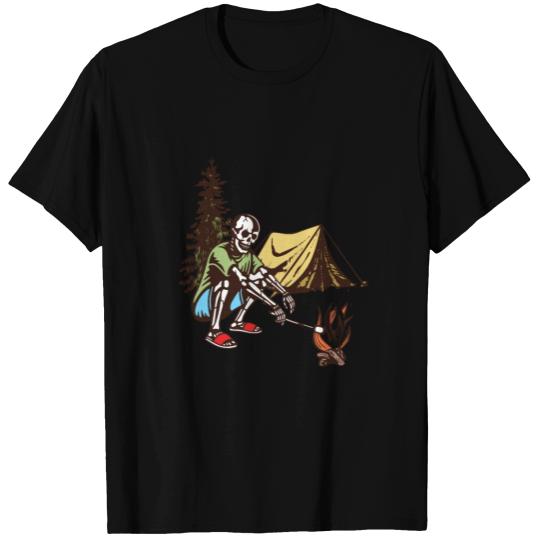 camping skull T-shirt