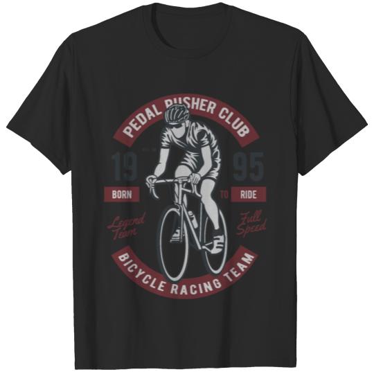 Discover Bicycle Racing born to ride Tee T-shirt