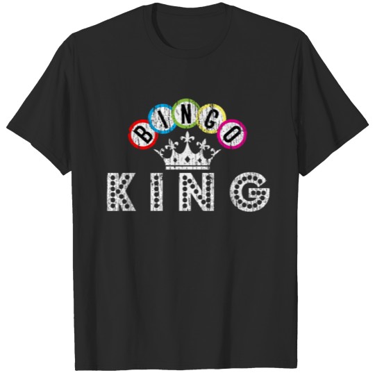 Discover Bingo Casino Night Crown Bingo King T-shirt