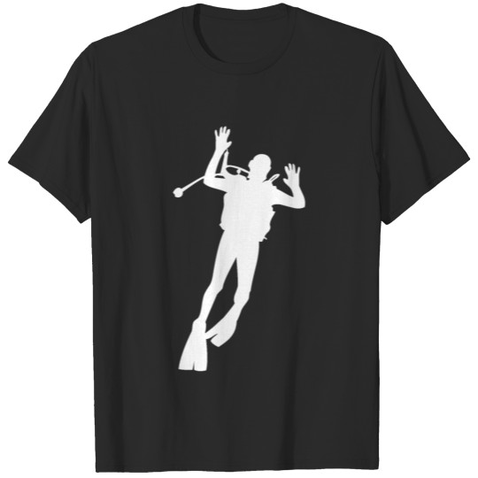 Discover Diver silhouette icon diving vacation T-shirt