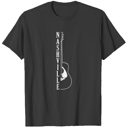 Discover Nashville Country Music City USA Guitar Gift T-shirt
