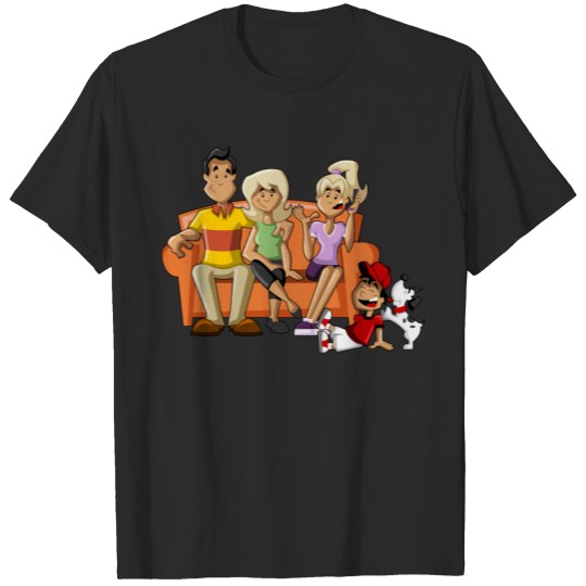 Discover family on the couch T-shirt