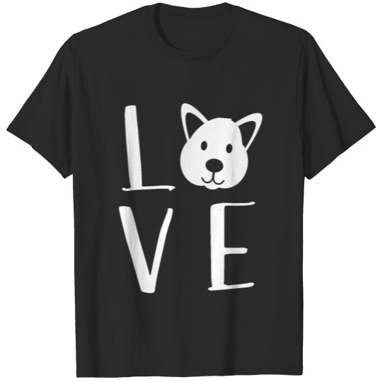 love dogs love dog gift T-shirt
