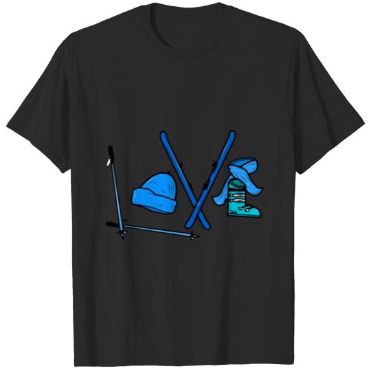 Discover Skiing Shirt - Winter Sports - Ski equipment T-shirt