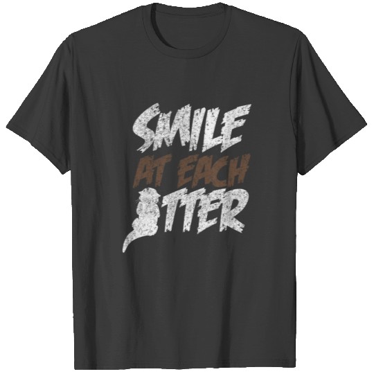 Smile Otter laugh saying gift each other T-shirt