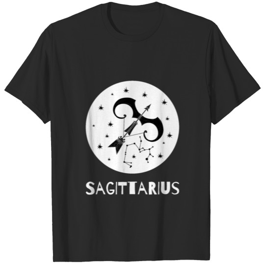 Sagittarius zodiac sign motive T-shirt