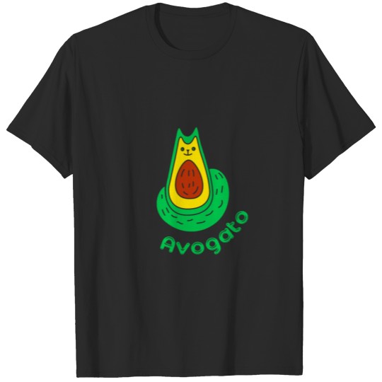Discover Avogato T-Shirt Cat Avocado Keto Kitty Ketogenic D T-shirt