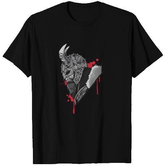 Viking Warrior | Raven Odin Valhalla Valknut Loki T-shirt