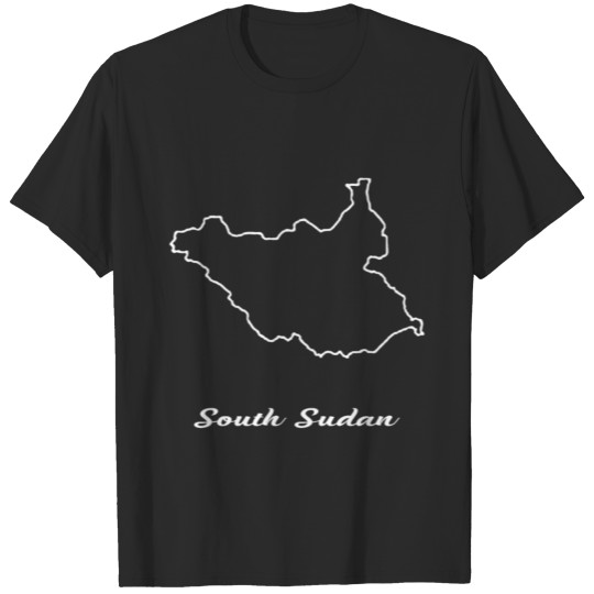 Discover South Sudan Map Map T-shirt
