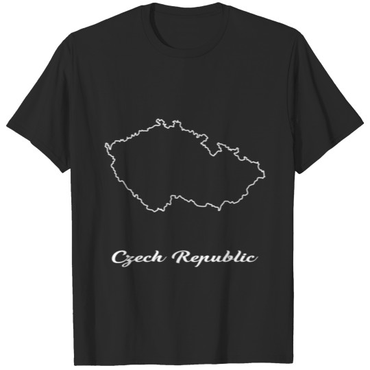 Discover Czech Republic Map Map T-shirt