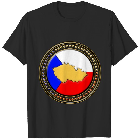 Discover Czech Republic flag map T-shirt