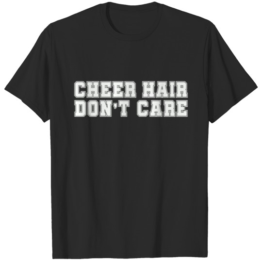 Discover Cheer Hair Don't Care Cheerleading T-shirt