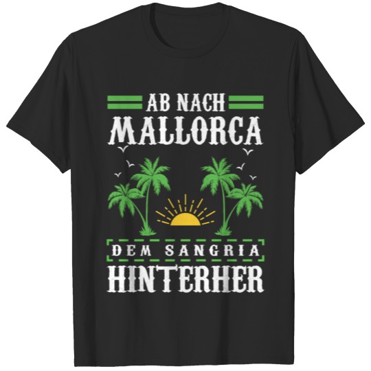 Discover Mallorca Vacation Beach Party Sun Palms T-shirt