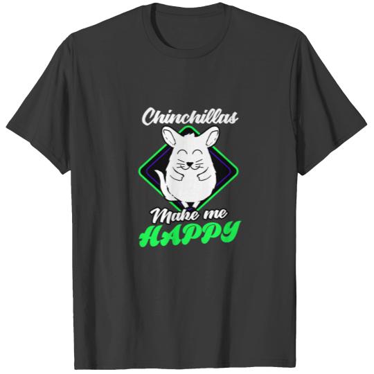 Chinchilla Gift Rodent Pet Hamster Hare Rabbit T-shirt