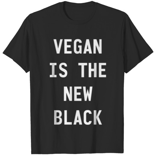 Discover Vegan is the new black slogan T-shirt